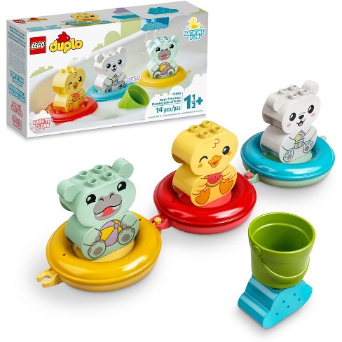 Lego Duplo Bath Time Fun: Floating Animal Train Baby Toy 10965 : Target