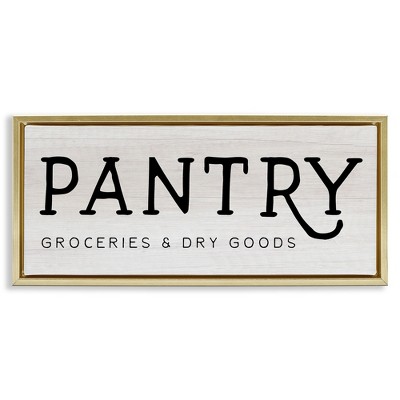 Stupell Industries Rustic Pantry Groceries Sign, 31" x 14"