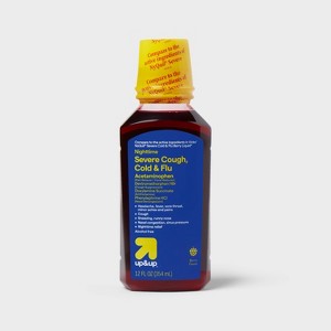 Severe Nighttime Cold & Flu Liquid - Berry - 12 fl oz - up&up™ - 1 of 3