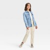 Girls' Oversized Jacket - art class™ Blue Denim - 3 of 3