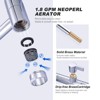 WOWOW Solid Brass Deck Mount Pot Filler Faucet, Pot Filler with Stretchable Double Joint Swing Arm in - 4 of 4