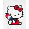 Hello Kitty Patriotic Popsicle Women’s White Crew Neck Short Sleeve T-shirt - image 2 of 2