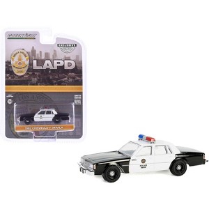 1982 Chevrolet Impala "LAPD" Black and White "Hobby Exclusive" Series 1/64 Diecast Model Car by Greenlight - 1 of 4