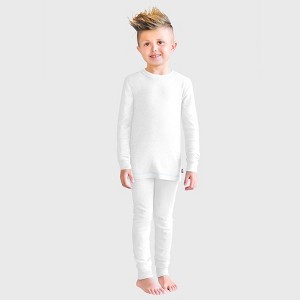 City Threads Boys USA-Made Soft & Cozy Thermal Long Johns 2-Piece Set - Warm Base Layer & Loungewear - 1 of 4