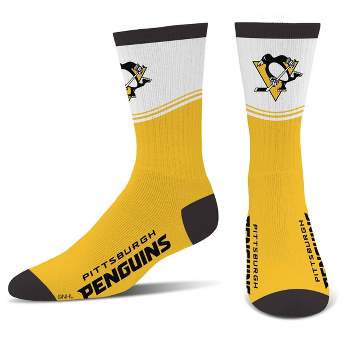 NHL Pittsburgh Penguins Divide Secondary Large Crew Socks