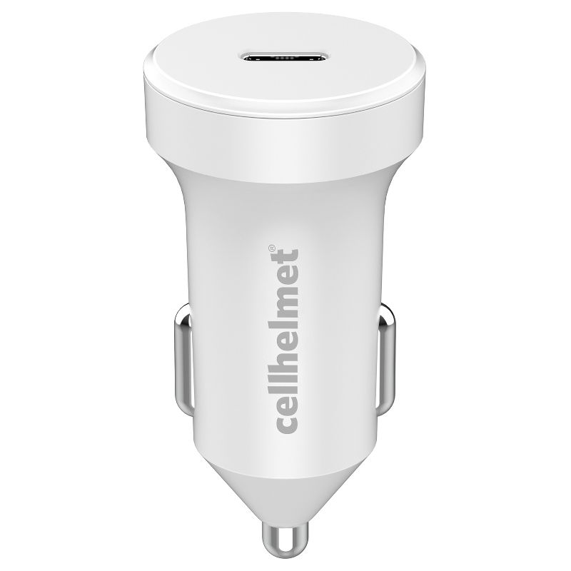 cellhelmet® 20-Watt Single-USB Power Delivery Car Charger with USB-C® to Lightning® Round Cable, 3 Feet, 4 of 8