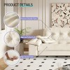 VASIP 104" Modern 4-Seat Chenille Cloud Sofa, Wide Removable Armrests ,with Metal Legs & 2 Pillows for Living Room, Apartment, Office,Beige - 4 of 4