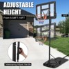 Outdoor Basketball Hoop, 4.43-10ft Adjustable, Portable Basketball Hoops & Goals for Adults in Backyard, with Enlarged Base and PC Backboard - 3 of 4