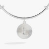 Alex and Ani Initial L Pave Starburst Texture Bangle - 4 of 4