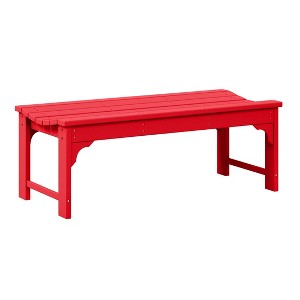 WestinTrends  Backless All-Weather Outdoor Bench for Patio Garden - 1 of 4