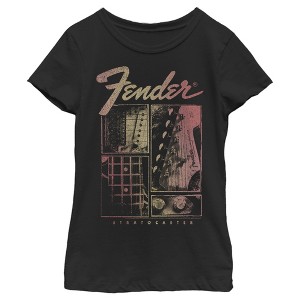 Girl's Fender Sunburst Stratocaster T-Shirt - 1 of 4