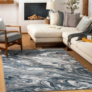 Hauteloom Cotterwood Gray Marble Rug - 1 of 4