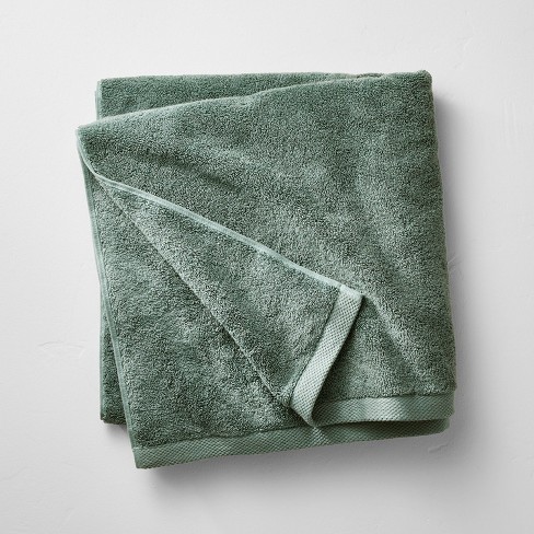 Extra Large Bath Towel - Oversized Ultra Bath Sheet - 100% Cotton - SPA  BLUE/GREEN COLOR