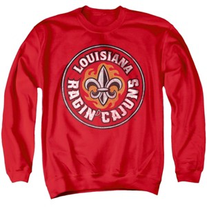 Men's University Of Louisiana At Lafayette Distressed Primary Logo Crewneck Sweatshirt - 1 of 4