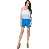 LA LEELA Women's Summer Vacation Holiday Loose Spaghetti Strap Short Jumpsuit Rompers for Women - 3 of 4