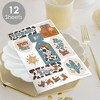 Big Dot of Happiness My First Rodeo - Little Cowboy 1st Birthday Party Favor Sticker Set - 12 Sheets - 120 Stickers - 2 of 4