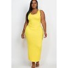Slickblue Plus Size Solid Maxi Dress for Women, Sleeveless Stretch Jersey Knit, Casual Fit, 14 Colors Options, Size 1XL-3XL - 2 of 4