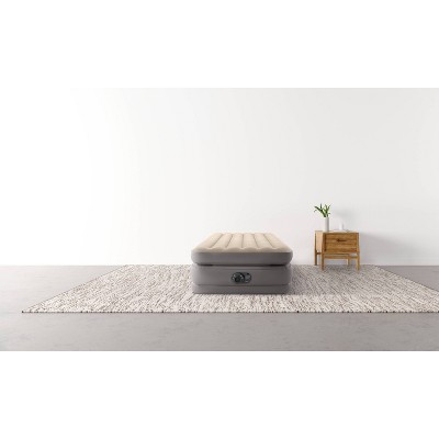 Intex Twin 20&#39; Dual Layer Air Mattress with Built-in Pump