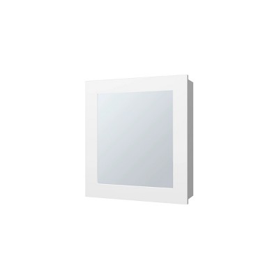 GlasFlength Decorative Wall Mirrors Bathroom Decor Cabinet Accent Mirror Vanity Medicine Cabinet Mirrors for Bathroom Wall, White, 18.6"*5.7"*20.5"