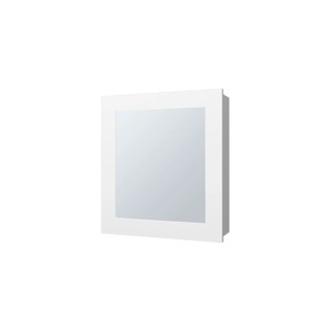 GlasFlength Decorative Wall Mirrors Bathroom Decor Cabinet Accent Mirror Vanity Medicine Cabinet Mirrors for Bathroom Wall, White, 18.6"*5.7"*20.5" - 1 of 4