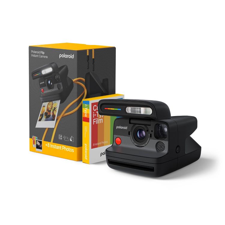 Polaroid Flip Bundle Film Camera - Black: Automatic Focus, Self-Timer, Instant Format, 1 of 11
