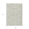 Green And Beige Geometric Washable Indoor Outdoor Area Rug - 3 of 4
