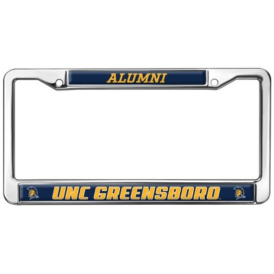 UNC Greensboro Alumni Design Full Size Standard License Plate Metal Frame