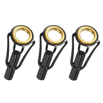 Unique Bargains Stainless Steel Ring Guide Fishing Rod Tip Repair Kits 3 Pcs