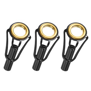 Unique Bargains Stainless Steel Ring Guide Fishing Rod Tip Repair Kits 3 Pcs - 1 of 4