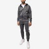 CULTURA Men's Zip Up Hoodie Track Suit - 3 of 4