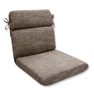 Remi Patina Outdoor One Piece Seat And Back Cushion - Brown - Pillow Perfect - 1 of 3
