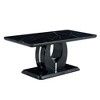 GlasFlength Coffee Tables, Chic and Versatile, Modern and Classic Designs for Every Home, Suitable for Living Room, Black,43.3”*22.4”*18" - 3 of 4