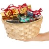 Aoibox 10 Pack Round Natural Bamboo Woven Baskets, Small Wicker Serving Basket for Restaurant, Centerpiece, Christmas Gifts, Fruit, Bread Rolls,Snacks - 3 of 4
