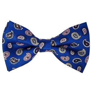 Men's Paisley Design 2.75 W And 4.75 L Inch Pre-Tied adjustable Bow Tie - 1 of 3