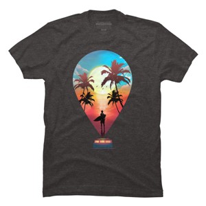 Men's Design By Humans Summer Vibes By clingcling T-Shirt - 1 of 4