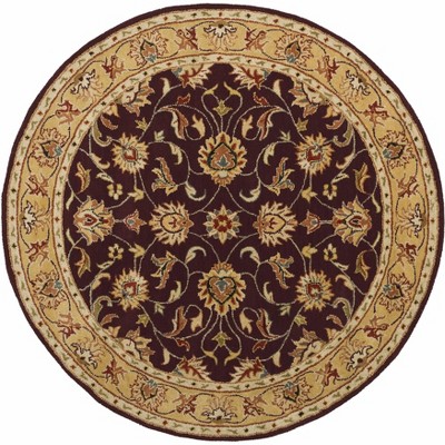 Hauteloom Cherryfield Burgundy 1024 Wool Area Rug