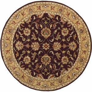 Hauteloom Cherryfield Burgundy 1024 Wool Area Rug - 1 of 4