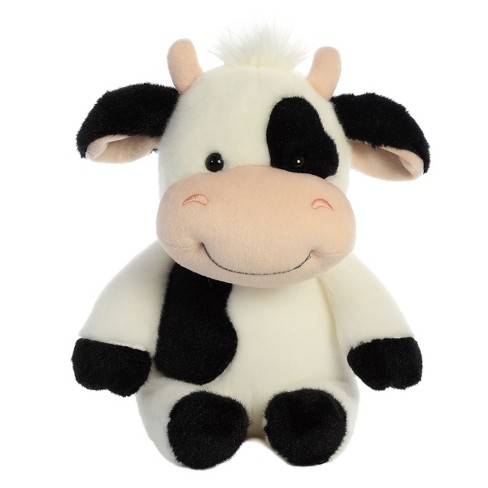 Aurora Palm Pals 5 Belle Strawberry Cow Pink Stuffed Animal : Target