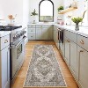 Floral Area Rug - Machine Washable, Stain Resistant with Non-Slip Backing, Low Pile Throw Carpet for Living Room Bedroom Nursery, Multi-Color & Size - 2 of 4