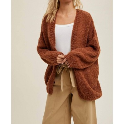 Women's Brushed Cardigan - WISHLIST