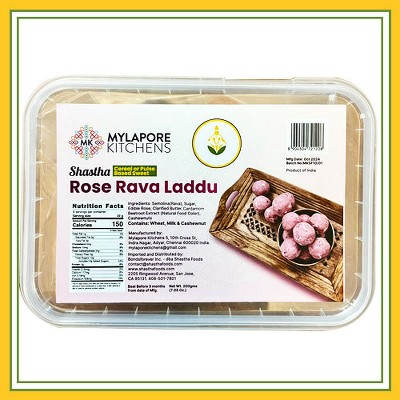 Rose Rava Laddu Pack of 2 , Each 200 Gms