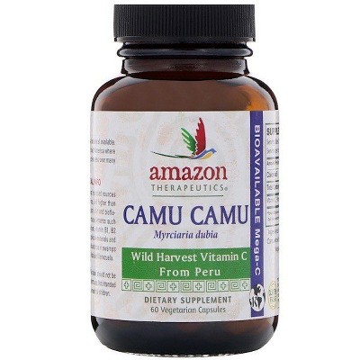 Camu-Camu Mega C 500mg Wild Crafted by Amazon Therapeutic Laboratories  -  60 VegCap