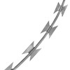 vidaXL BTO-22 Concertina NATO Razor Wire Galvanized Steel 492' - 3 of 4