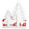 Northlight Reindeer Family with Glitter Trees Christmas Decoration - 11.5" - 3 of 4