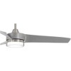 56" Minka Aire Veer Brushed Nickel LED Ceiling Fan with Remote - 3 of 4