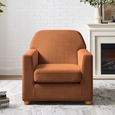 VANOMi 33.86'' Chenille Upholstered Accent Chair