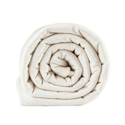 Ivory Lightweight Cooling Knit Throw Blanket