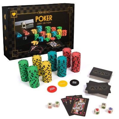 Set Da Poker Portatile Funtime Gifts PL7440: Latta Con Carte E Chips, Per Viaggi