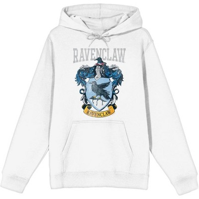 Harry Potter Target : Adult Hooded Ravenclaw Sweatshirt-xl Long Crest Unisex Sleeve