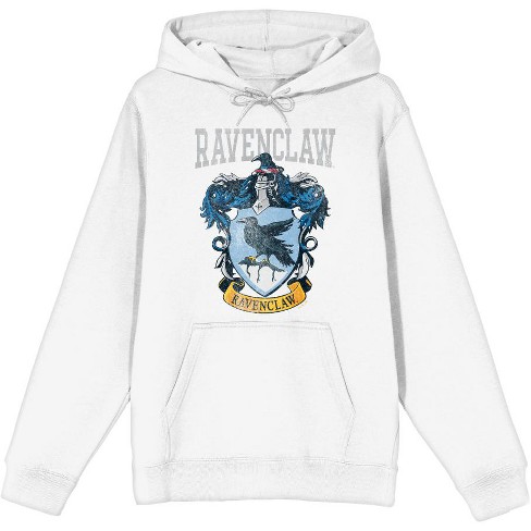 Harry Potter Ravenclaw Crest Long Sleeve Unisex Adult Hooded Sweatshirt-xl  : Target